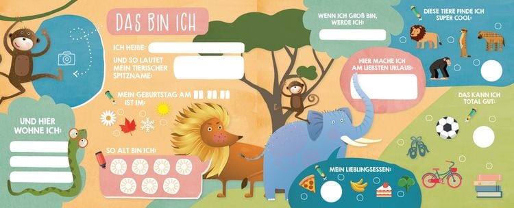 Produktbild: Mein Freundebuch &ndash; Mit &uuml;ber 100 Stickern f&uuml;r kleine Weltentdecker