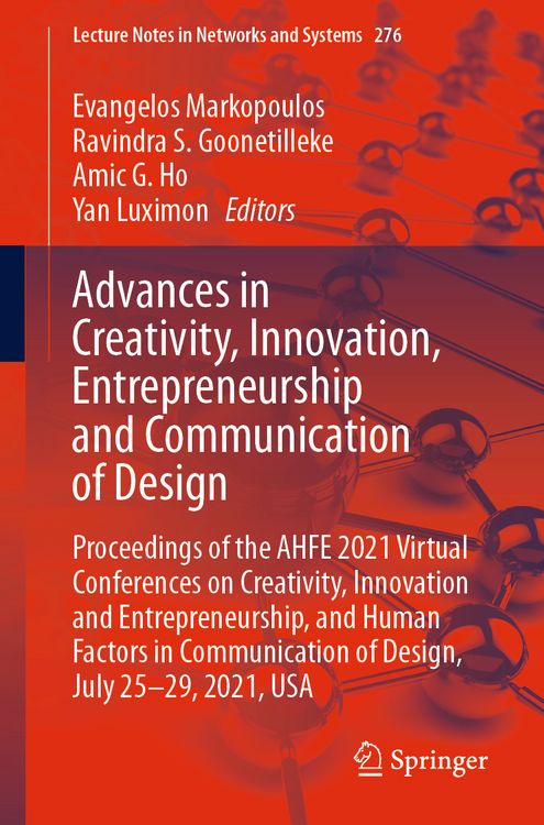 Produktbild: Advances in Creativity, Innovation, Entrepreneurship and Communication of Design