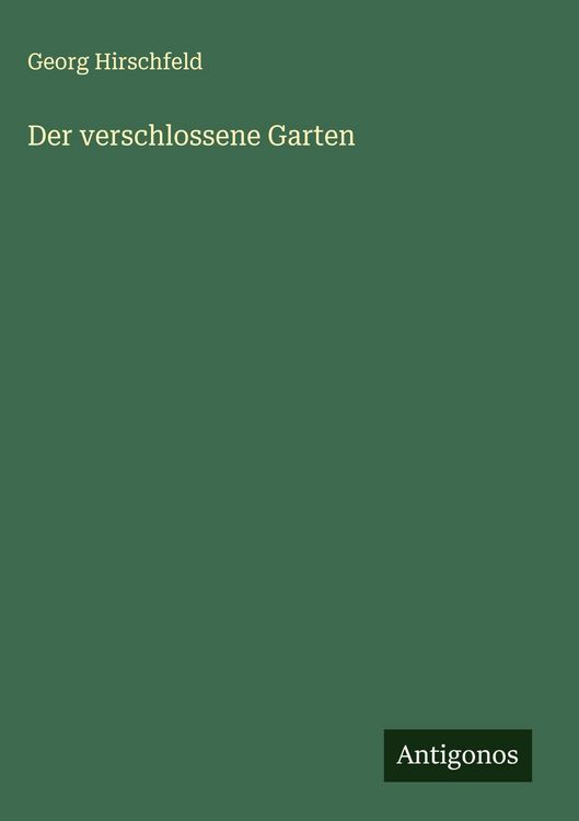 Produktbild: Der verschlossene Garten
