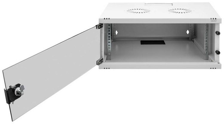Produktbild: Digitus DN-38010 19 Zoll Wandgeh&auml;use (B x H x T) 540 x 241 x 400 mm 4 HE Lichtgrau (RAL 7035), Grau, Grau (Metallgeh&auml;use), Hellgrau, Lichtgrau