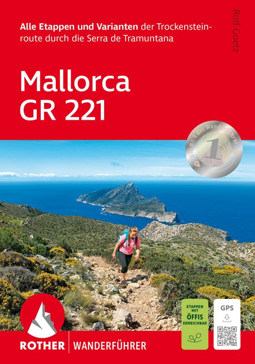 Produktbild: ROTHER Wanderf&uuml;hrer Mallorca GR 221