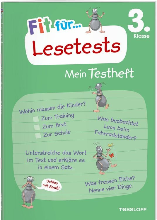 Produktbild: Fit f&uuml;r Lesetests 3. Klasse. Mein Testheft