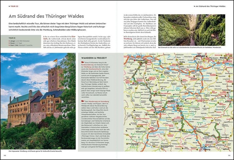 Produktbild: KUNTH Bildband Das gro&szlig;e Autowanderbuch Deutschland