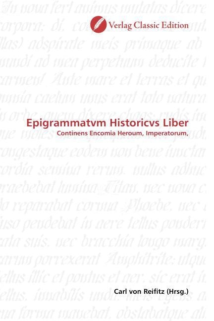 Produktbild: Epigrammatvm Historicvs Liber