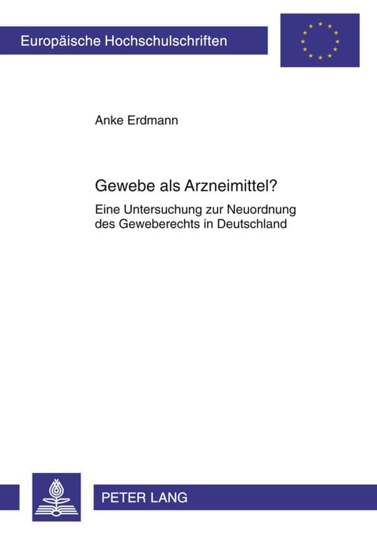 Produktbild: Gewebe als Arzneimittel?