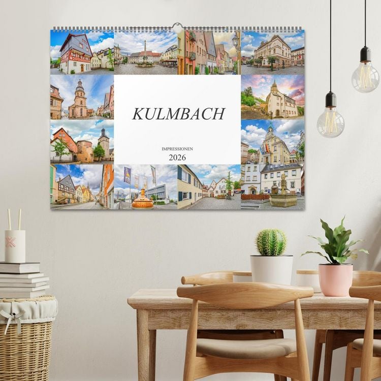 Produktbild: Kulmbach Impressionen (Wandkalender 2026 DIN A2 quer), CALVENDO Monatskalender