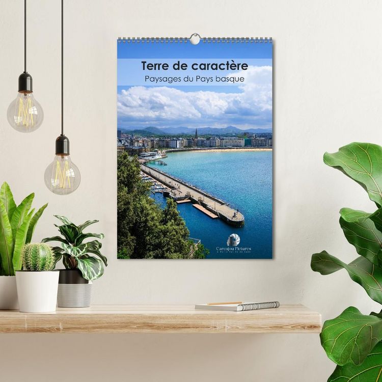 Produktbild: Terre de caract&egrave;re - Paysages du Pays basque (Calendrier mural 2027 DIN A3 horizontal), CALVENDO calendrier mensuel