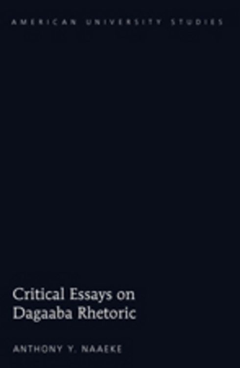 Produktbild: Critical Essays on Dagaaba Rhetoric