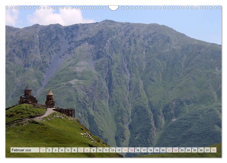 Produktbild: Sehnsucht Georgien (Wandkalender 2026 DIN A3 quer), CALVENDO Monatskalender