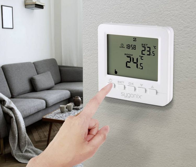Produktbild: Sygonix SY-4500818 Raumthermostat Unterputz Wochenprogramm 1St.