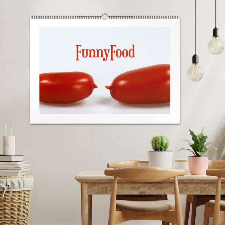 Produktbild: FunnyFood (Wandkalender 2026 DIN A2 quer), CALVENDO Monatskalender