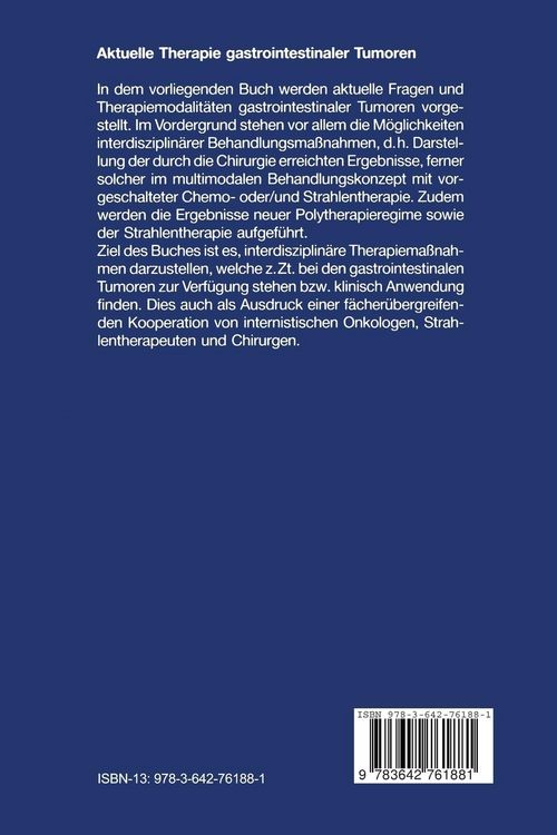 Produktbild: Aktuelle Therapie gastrointestinaler Tumoren