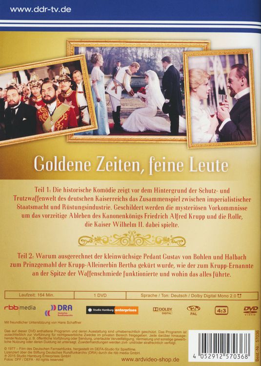 Produktbild: Goldene Zeiten - Feine Leute - DDR TV-Archiv