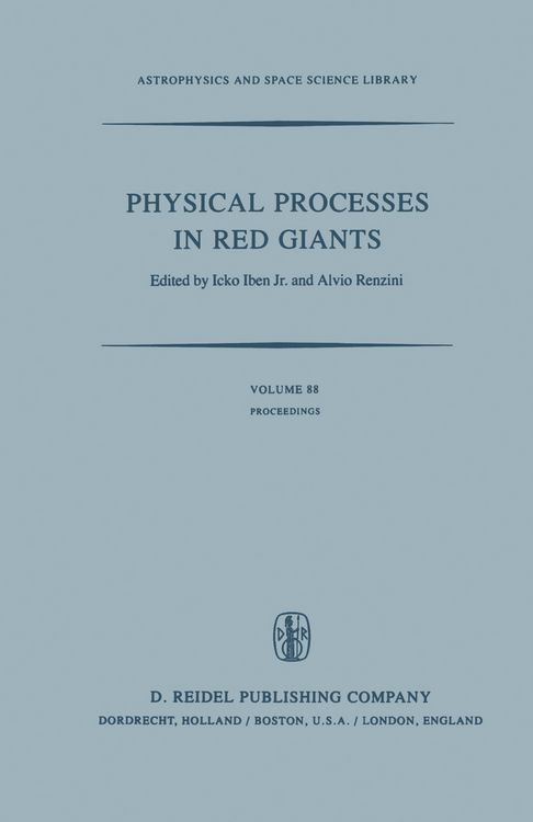 Produktbild: Physical Processes in Red Giants