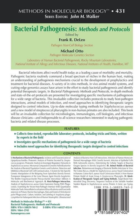 Produktbild: Bacterial Pathogenesis