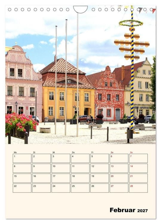Produktbild: Luckau &ndash; Herz der Niederlausitz (Wandkalender 2027 DIN A4 hoch), CALVENDO Monatskalender