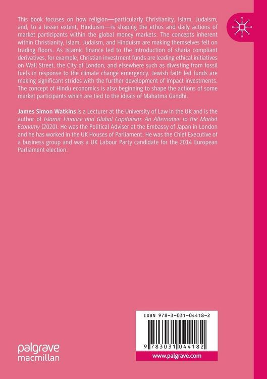 Produktbild: Religion and the Global Money Markets