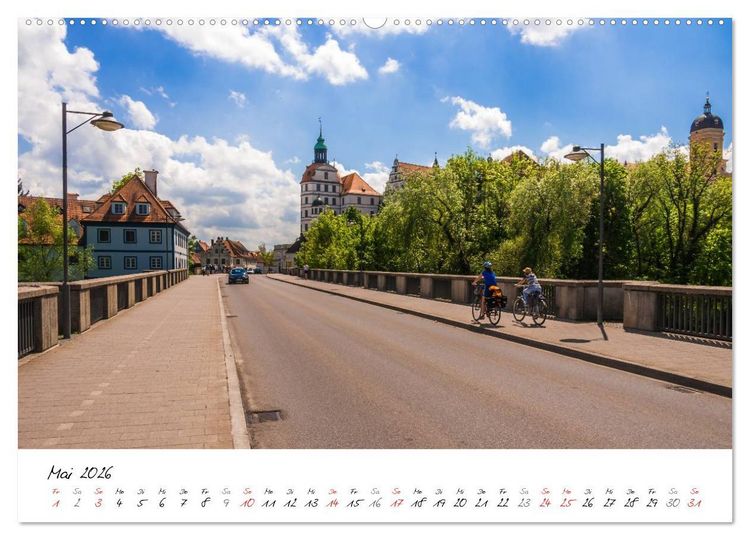 Produktbild: Romantisches Neuburg an der Donau (hochwertiger Premium Wandkalender 2026 DIN A2 quer), Kunstdruck in Hochglanz