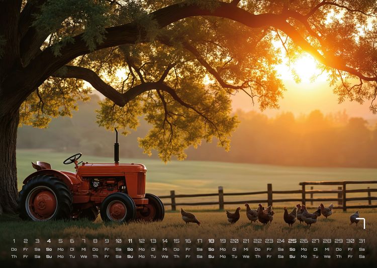 Produktbild: Landmaschinen - Traktor - 2027 - Kalender DIN A2