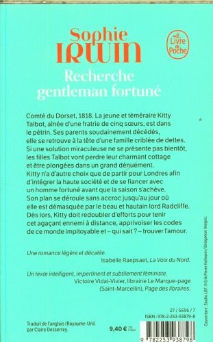 Produktbild: Recherche gentleman fortun&eacute; : guide &agrave; l'usage des jeunes filles