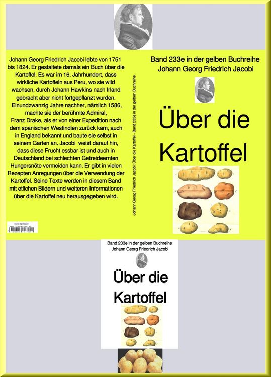 Produktbild: &Uuml;ber die Kartoffel - Band 233e in der gelben Buchreihe - bei J&uuml;rgen Ruszkowski