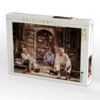 Produktbild: CALVENDO Puzzle Schirmflicker in Jodhpur, Rajasthan, Indien | 1000 Teile Lege-Gr&ouml;&szlig;e 64x48cm Foto-Puzzle f&uuml;r gl&uuml;ckliche Stunden