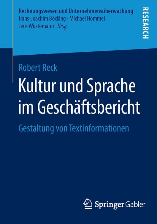 Produktbild: Kultur und Sprache im Gesch&auml;ftsbericht