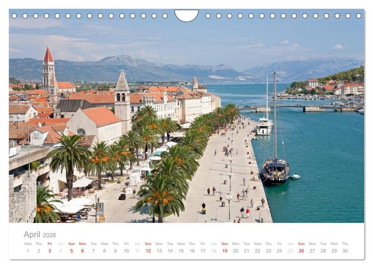 Produktbild: Adriatic Coast Croatia / UK-Version (Wall Calendar 2026 DIN A4 landscape), CALVENDO 12 Month Wall Calendar