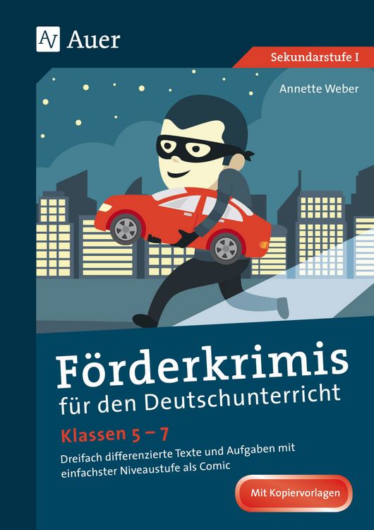 Produktbild: F&ouml;rderkrimis f&uuml;r den Deutschunterricht Klassen 5-7