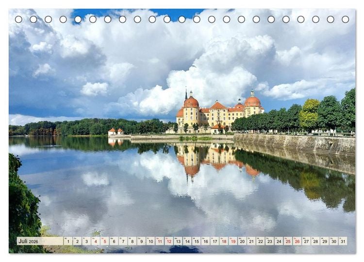 Produktbild: Reise durch Ostdeutschland (Tischkalender 2026 DIN A5 quer), CALVENDO Monatskalender