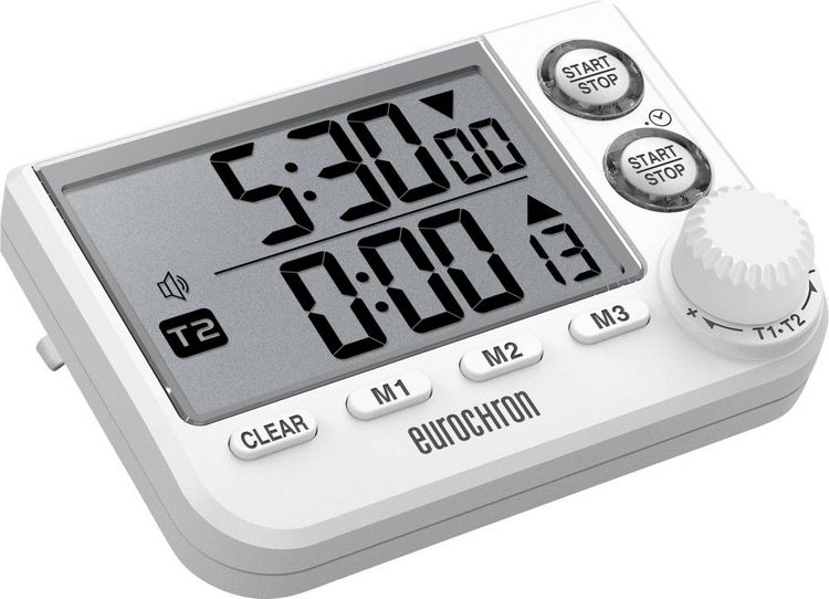 Produktbild: Eurochron EDT 8002 Timer Wei&szlig; digital