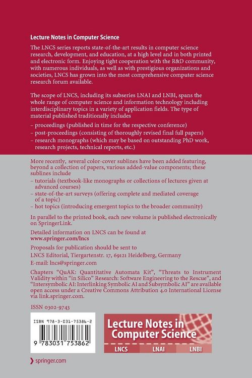 Produktbild: Leveraging Applications of Formal Methods, Verification and Validation. Software Engineering Methodologies