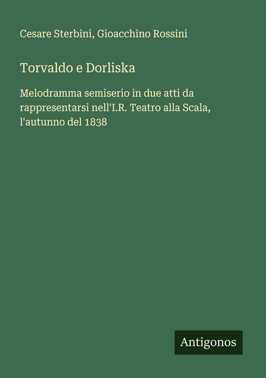 Produktbild: Torvaldo e Dorliska
