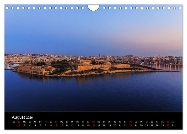 Produktbild: Maltesische Ansichten (Wandkalender 2026 DIN A4 quer), CALVENDO Monatskalender