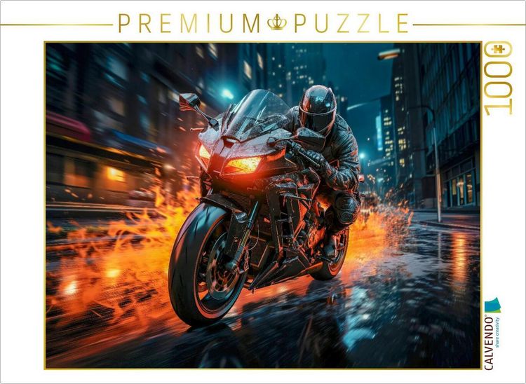 Produktbild: CALVENDO Puzzle Motorr&auml;der | 1000 Teile Lege-Gr&ouml;&szlig;e 64x48cm Foto-Puzzle f&uuml;r gl&uuml;ckliche Stunden