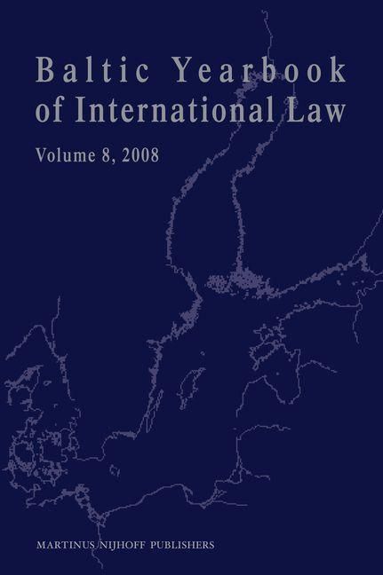 Produktbild: Baltic Yearbook of International Law, Volume 8 (2008)