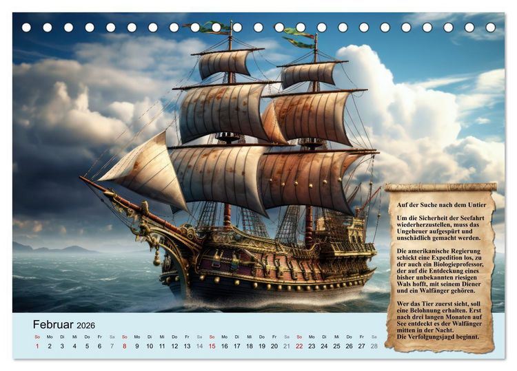 Produktbild: Reise unter dem Meer (Tischkalender 2026 DIN A5 quer), CALVENDO Monatskalender