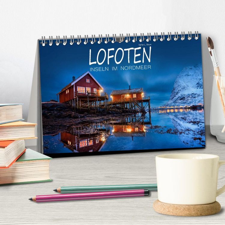 Produktbild: Lofoten - Inseln im Nordmeer (Tischkalender 2026 DIN A5 quer), CALVENDO Monatskalender