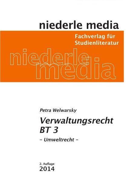 Produktbild: Verwaltungsrecht BT 3 - Umweltrecht
