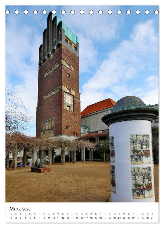 Produktbild: Darmstadt 2026 Bilder vom Frankfurter Taxifahrer Petrus Bodenstaff (Tischkalender 2026 DIN A5 hoch), CALVENDO Monatskalender