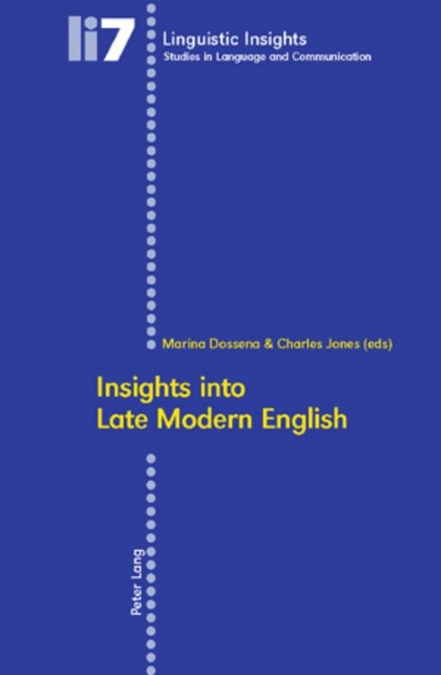 Produktbild: Insights into Late Modern English