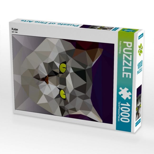 Produktbild: CALVENDO Puzzle Katze | 1000 Teile Lege-Gr&ouml;&szlig;e 64x48cm Foto-Puzzle f&uuml;r gl&uuml;ckliche Stunden