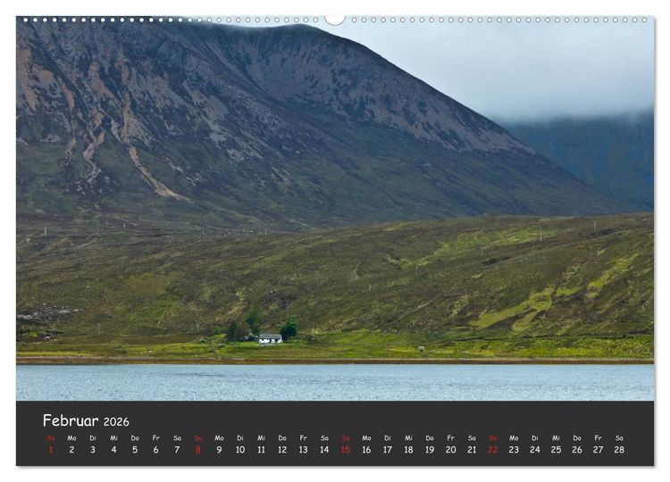 Produktbild: Schottland - grandiose Landschaften im Westen (Wandkalender 2026 DIN A2 quer), CALVENDO Monatskalender