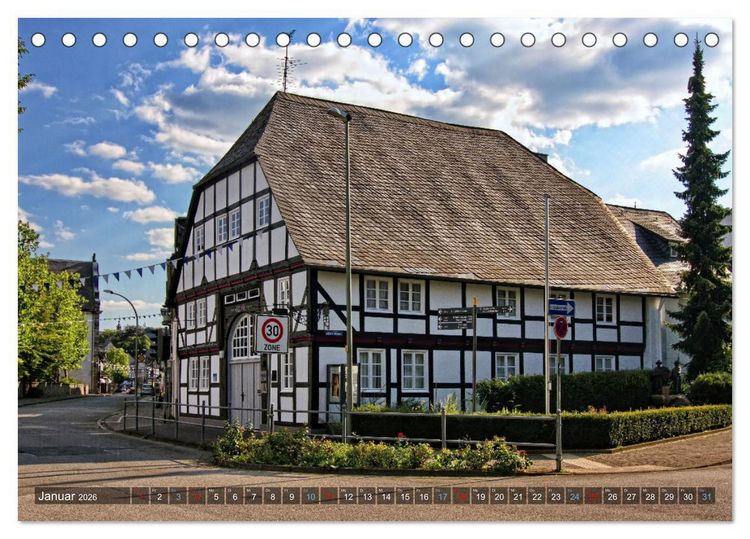 Produktbild: Stadtansichten Brilon (Tischkalender 2026 DIN A5 quer), CALVENDO Monatskalender