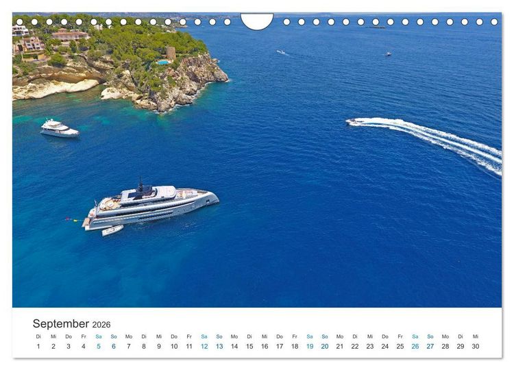 Produktbild: Segelboote und Yachten - Lebensart am Mittelmeer (Wandkalender 2026 DIN A4 quer), CALVENDO Monatskalender