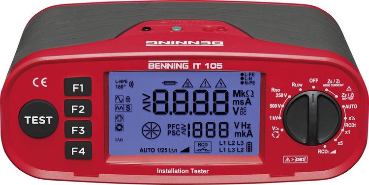 Produktbild: Benning IT 105 Installationstester VDE-Norm 0100, 0105