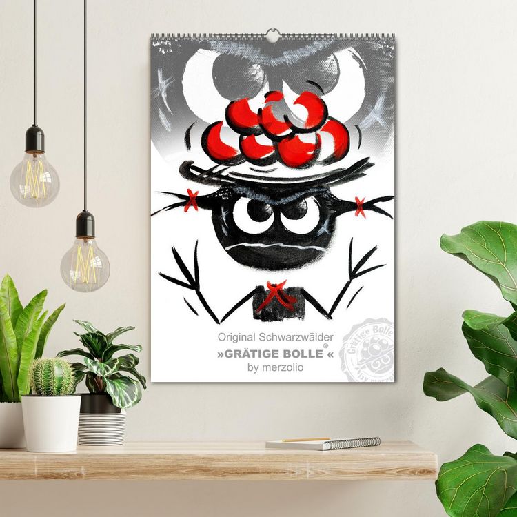 Produktbild: Original Schwarzw&auml;lder &raquo;Gr&auml;tige Bolle&laquo; by merzolio (Wandkalender 2026 DIN A2 hoch), CALVENDO Monatskalender