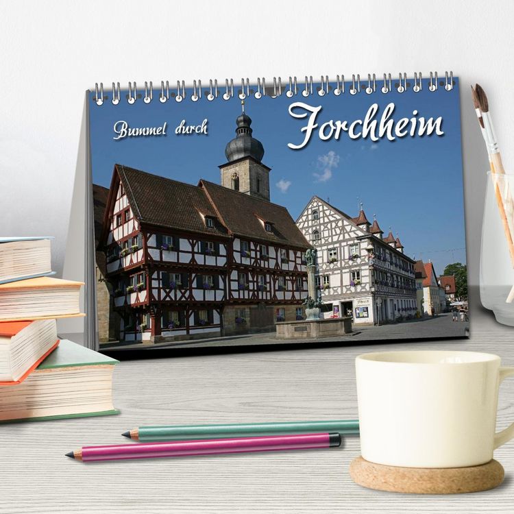 Produktbild: Bummel durch Forchheim (Tischkalender 2026 DIN A5 quer), CALVENDO Monatskalender