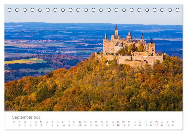 Produktbild: SCHW&Auml;BISCHE ALB W.Dieterich (Tischkalender 2026 DIN A5 quer), CALVENDO Monatskalender
