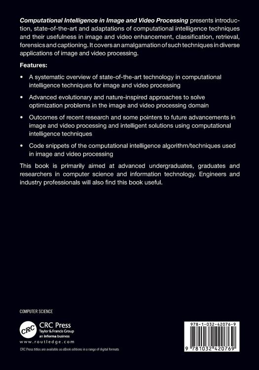 Produktbild: Computational Intelligence in Image and Video Processing